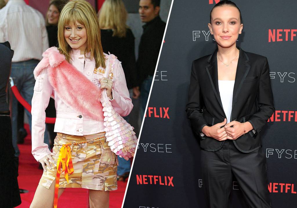 Os looks das famosas adolescentes nos anos 2000 vs hoje em dia