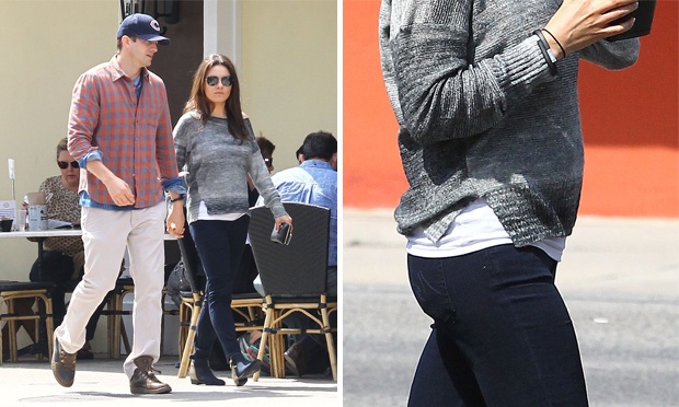 Ashton Kutcher e Mila Kunis serão pais de gêmeos, segundo revista Ashton Kutcher e Mila Kunis serão pais de gêmeos, segundo revista
