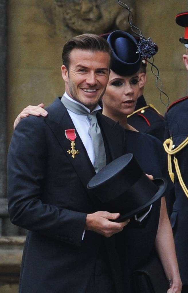 David Beckham no Casamento Real Príncipe William e Kate Middleton