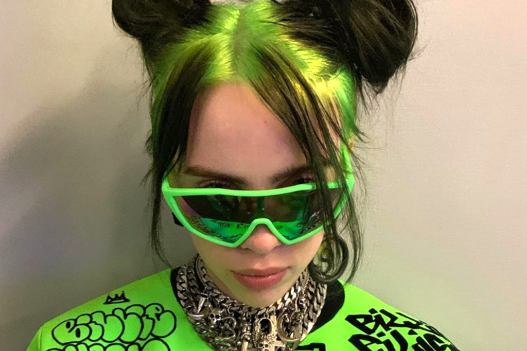 Após corte químico, Billie Eilish está usando um mullet e ficou bom