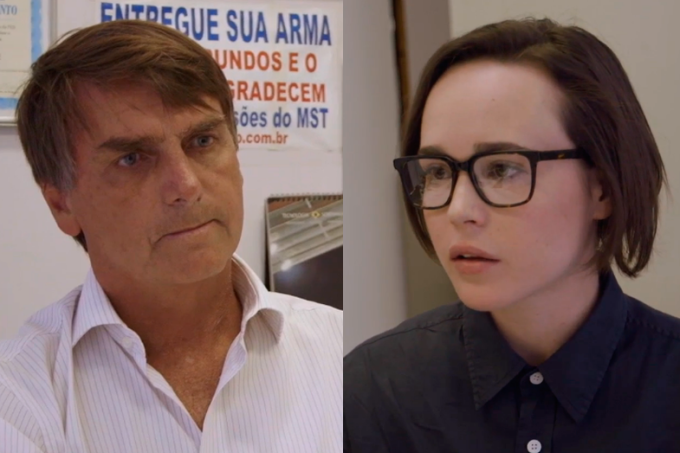 Ellen Page apoia campanha #EleNão e relembra entrevista com Bolsonaro