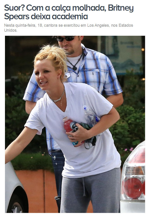 Britney Spears saindo da academia