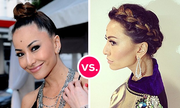 Batalha de penteados: coque rosquinha X tiara de trança