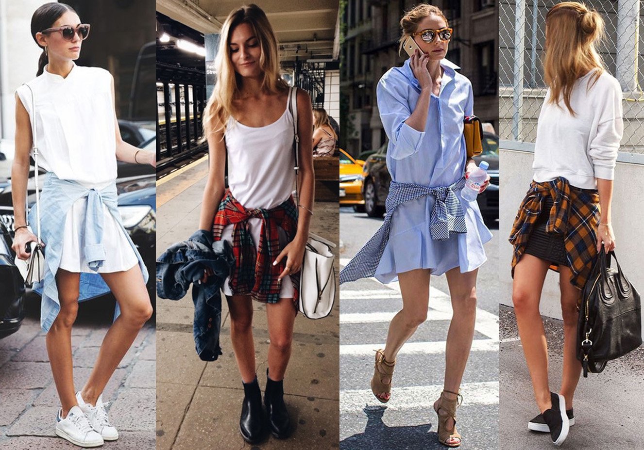 Isabella responde: Como amarrar camisas na cintura por cima de vestidos ou saias?