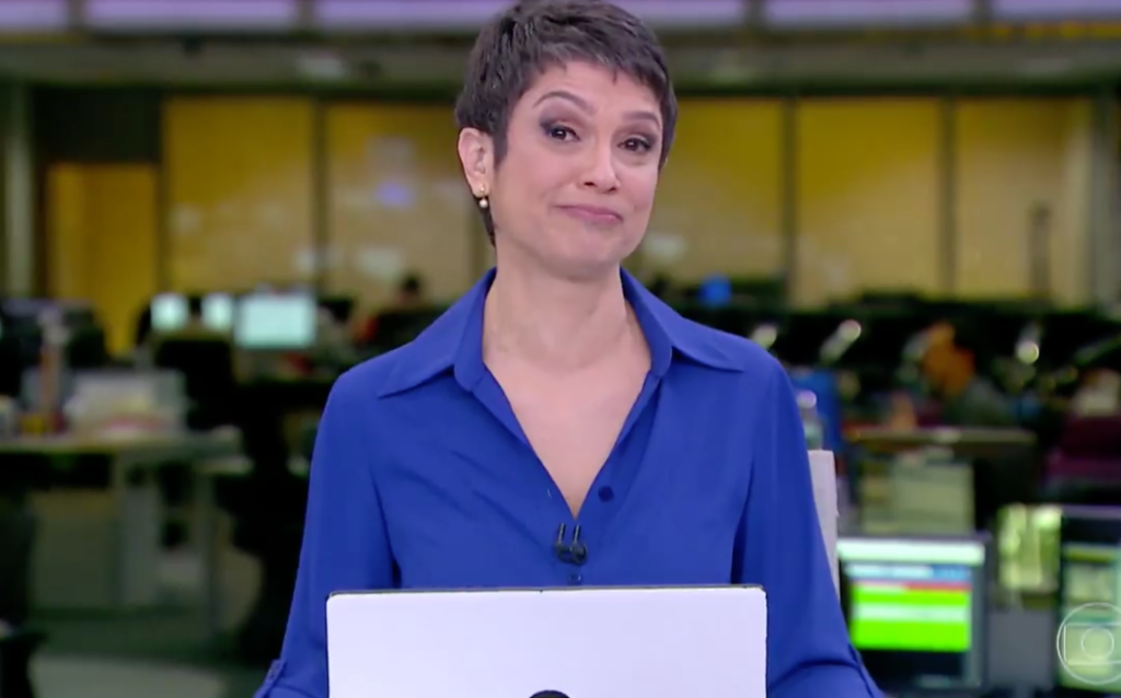 Sandra Annenberg se emociona ao se despedir do Jornal Hoje após 16 anos
