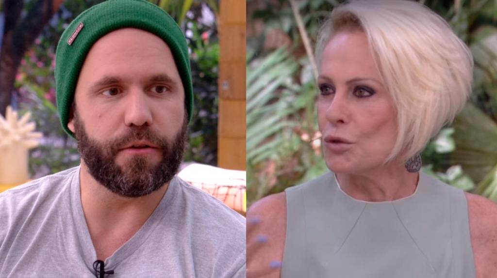 Caruso foi praticamente nocauteado por Ana Maria no ‘Mais Você’