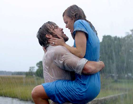 casais-do-cinema-the-notebook Ryan Gosling e Rachel McAdams discutiram sério nos sets de Diário de Uma Paixão