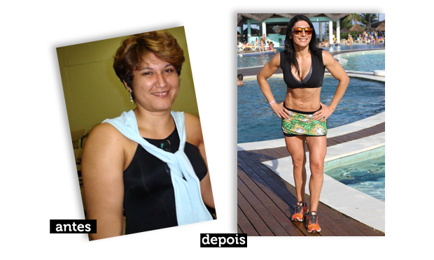 18 kg a menos e barriga chapada com cardápio equilibrado e exercícios