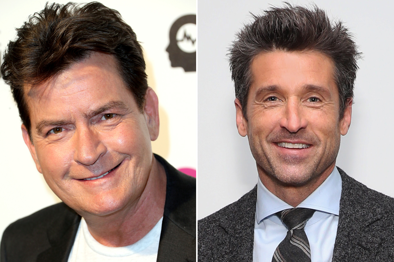 Charlie Sheen e Patrick Dempsey