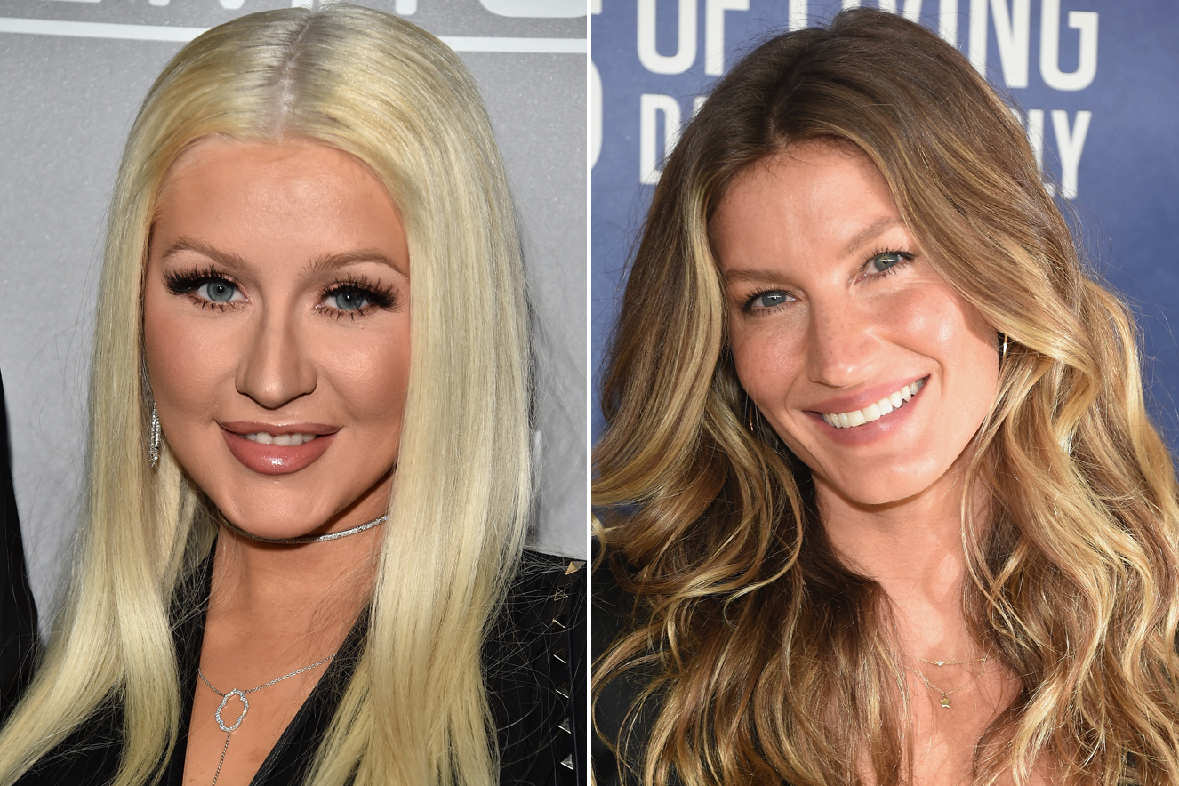 Christina Aguilera e Gisele B&uuml;ndchen