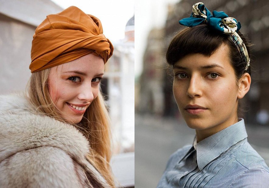 Cinco jeitos de usar lenços para disfarçar o bad hair day