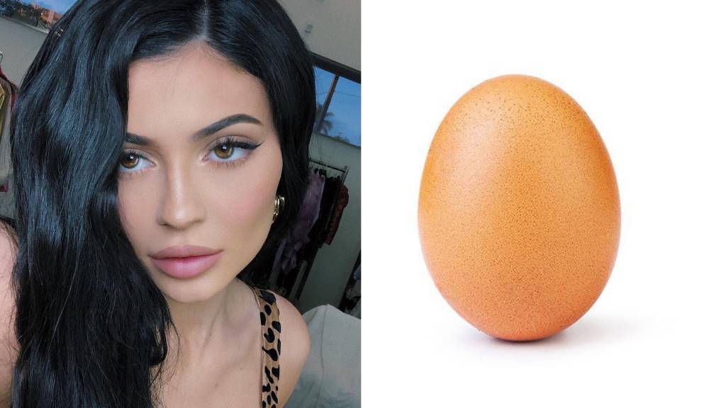 Um ovo roubou de Kylie Jenner o recorde de foto mais curtida do Instagram