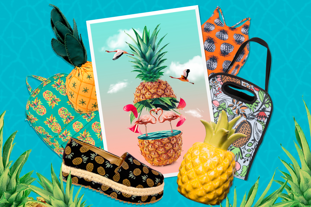 22 sugestões para quem adora produtos e estampas de abacaxi
