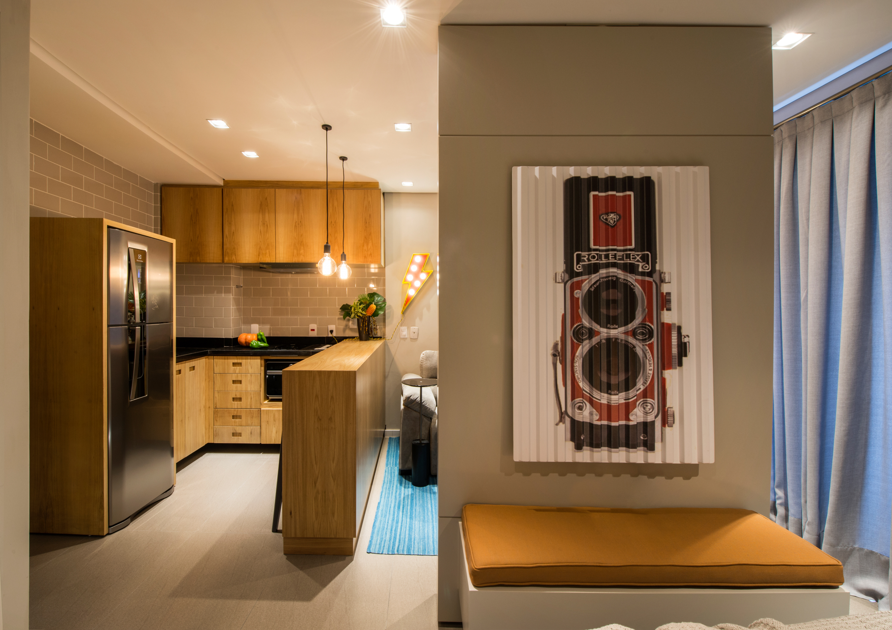 apartamento Guta painel girat&oacute;rio