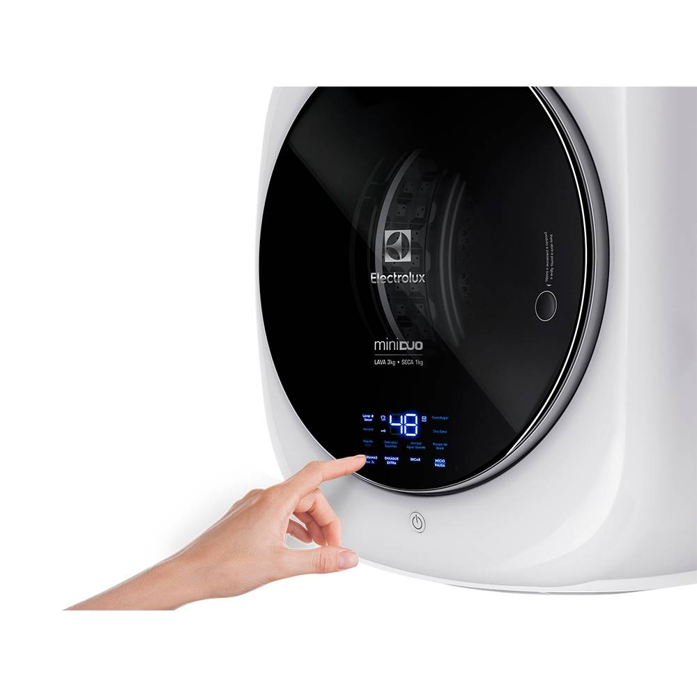Lavanderia apertada? Olha essa lava e seca compacta pra instalar na parede