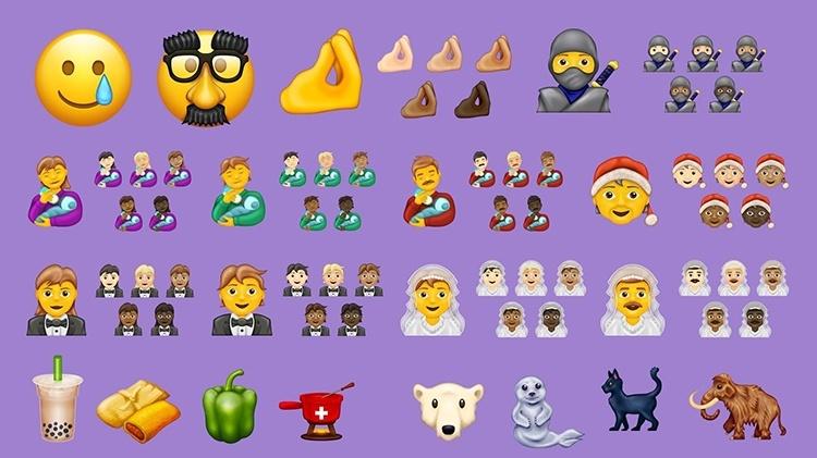 Novos emojis Novos emojis