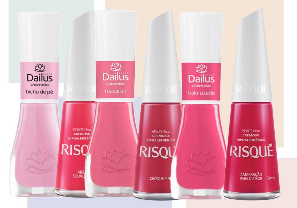 Risqué resgata 3 tons de esmaltes rosa e lança a linha 100% pink