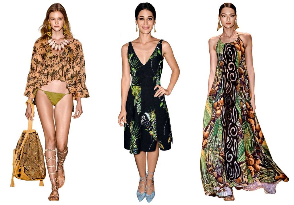 Verão estiloso: itens com estampas e materiais que fazem referência ao Brasil