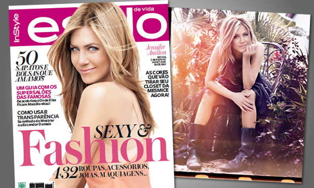 Jennifer Aniston revela quem são seus estilistas preferidos na ESTILO