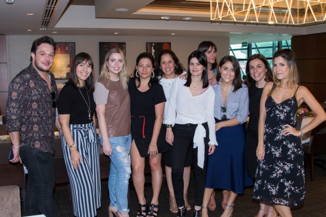 Carol Bertelli, Gabriela Magalh&atilde;es, do Marketing da ESTILO, Elisa Duarte, Patricia Moterani, Debora Sene, Patricia Moterani, paloma Vergeiro, Marcella Beleza, Ana Cristina e Thais Schreiner.