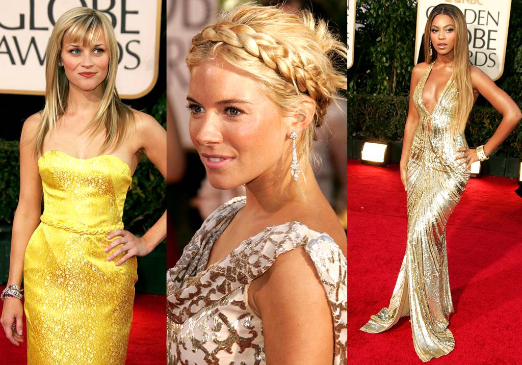 Como eram os looks das famosas no Globo de Ouro 2007
