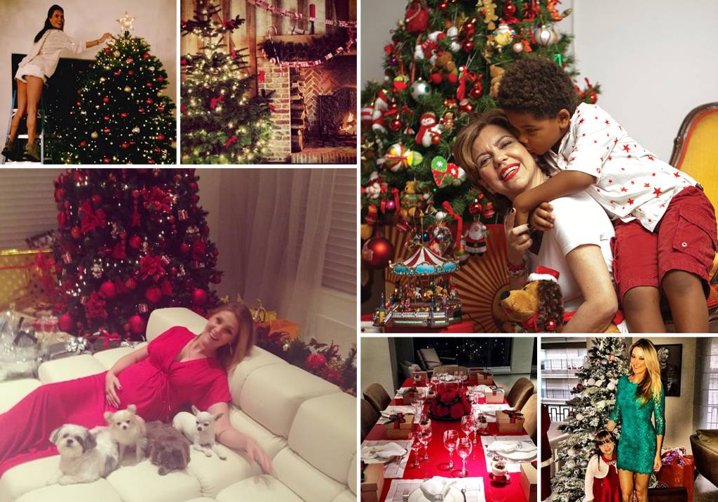 Confira a decoração de Natal dos famosos
