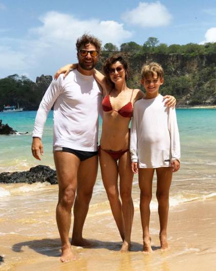 C&aacute;ssio Reis, Fernanda Vasconcellos e Noah