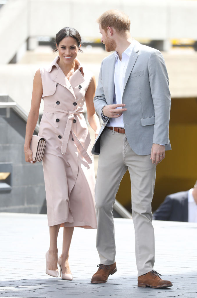 Meghan Markle, Duquesa de Sussex, e Pr&iacute;ncipe Harry, Duque de Sussex