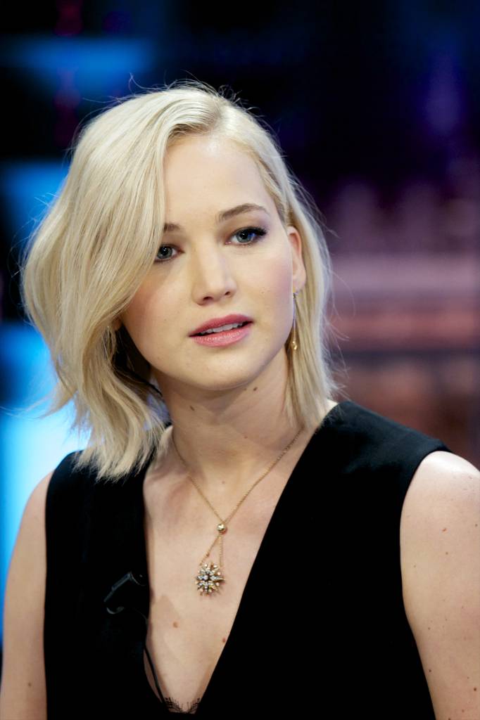 MADRID, SPAIN - NOVEMBER 26:  Jennifer Lawrence attends 'El Hormiguero' Tv show at Vertice Studio on November 26, 2015 in Madrid, Spain.  (Photo by Juan Naharro Gimenez/Getty Images)