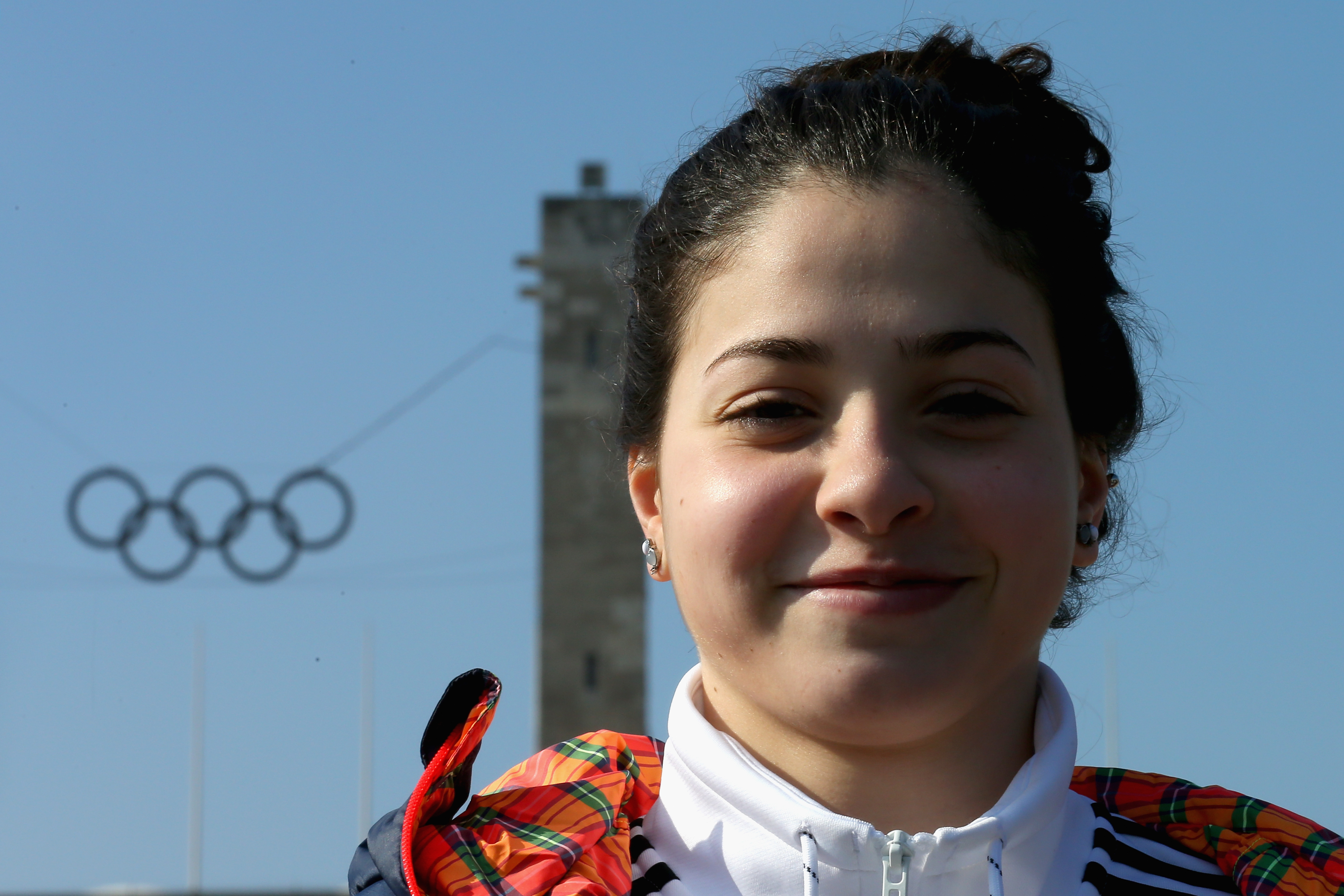 Refugee Swimmer Yusra Mardini &ndash; Photocall