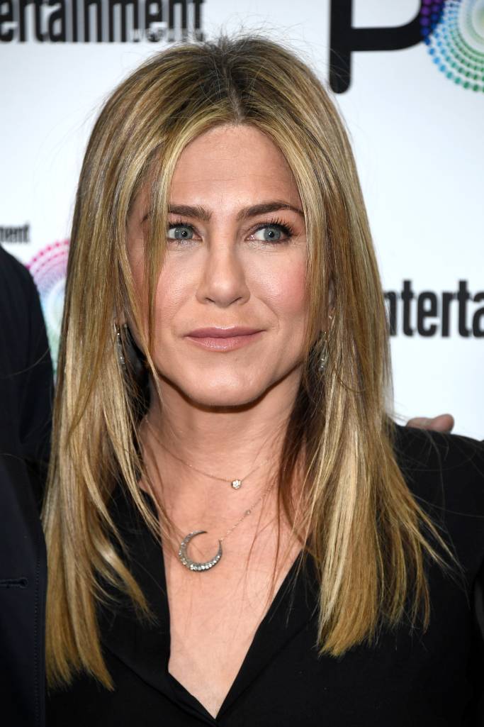 LOS ANGELES, CA - OCTOBER 30:  Actress Jennifer Aniston poses backstage at Entertainment Weekly's PopFest at The Reef on October 30, 2016 in Los Angeles, California.  (Photo by Frazer Harrison/Getty Images for Entertainment Weekly)