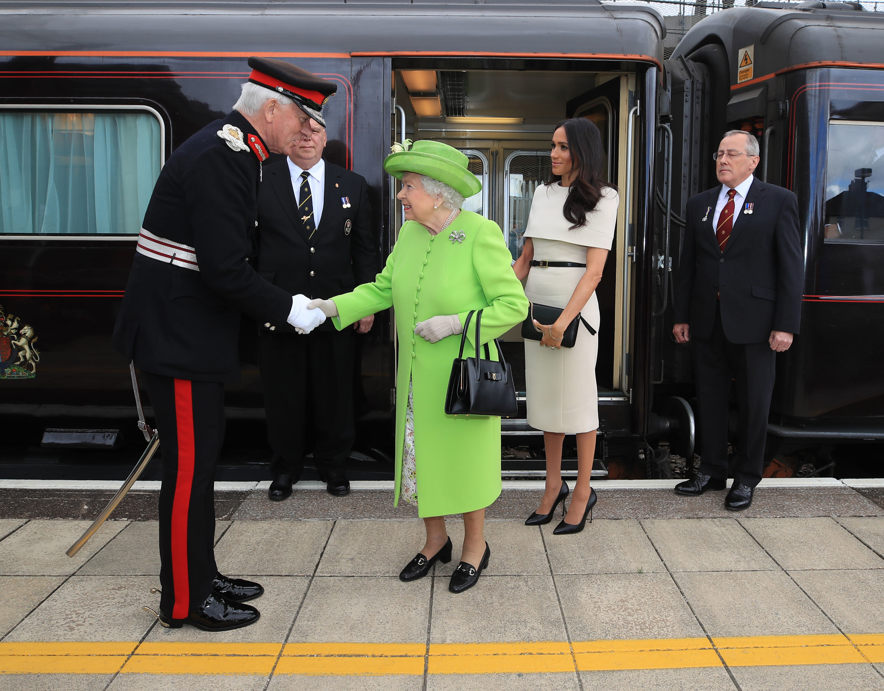 Meghan Markle e a Rainha Elizabeth
