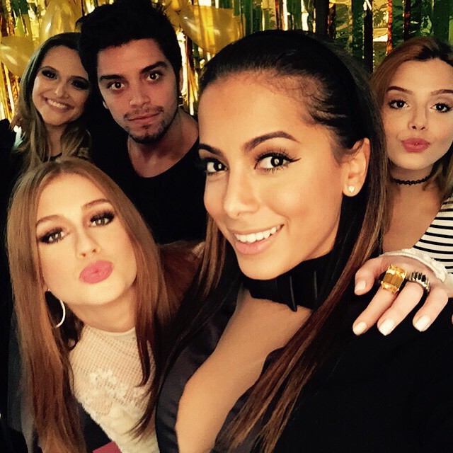 Flagras da gravação do especial de 50 anos da Globo