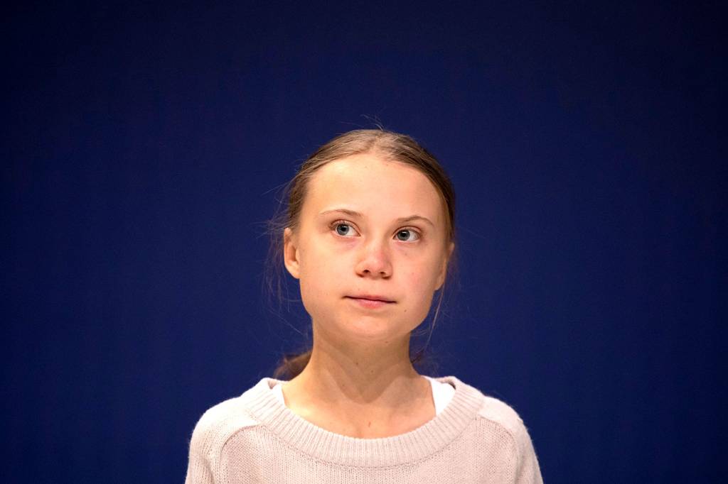 Greta Thunberg desafiou Trump, a elite econômica mundial, e cobrou ação
