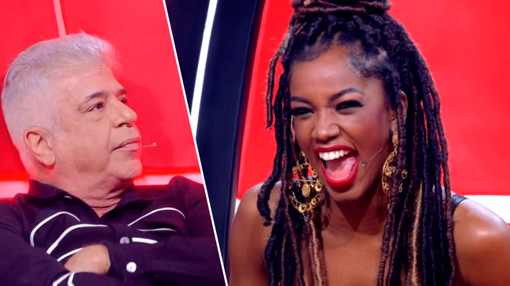 Chegando com tudo, Iza “bloqueia” Lulu Santos na estreia do ‘The Voice’