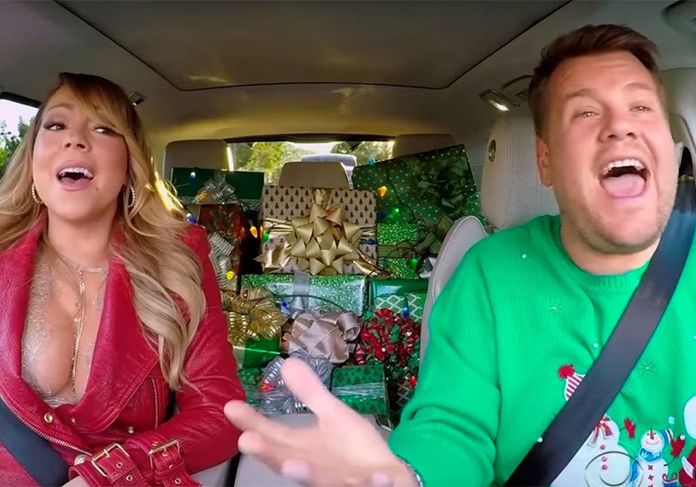 Famosos cantam “All I Want for Christmas Is You” com James Corden