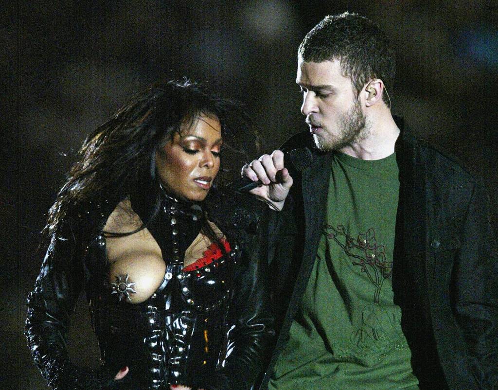 Janet Jackson Mamilo Justin Timberlake Super Bowl