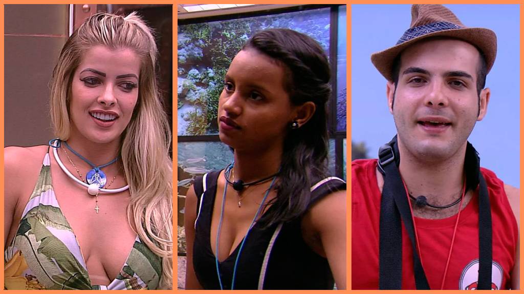 Jaqueline, Gleici e Mahmoud disputam paredão triplo do BBB18
