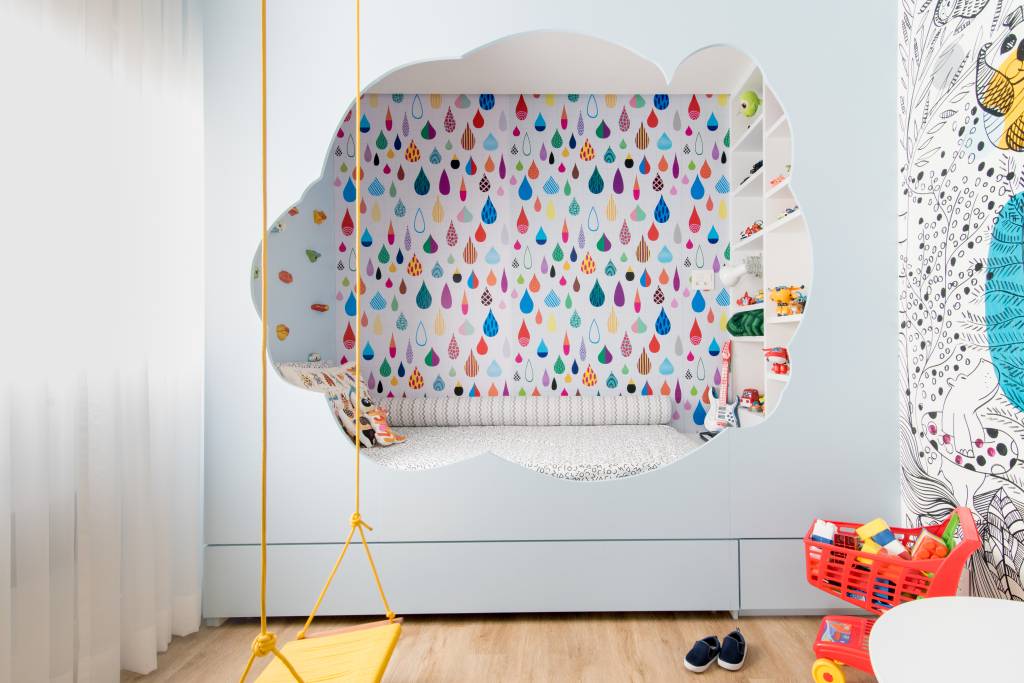 Dormindo nas nuvens: este quarto de criança é um sonho!
