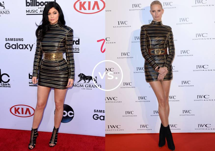 <strong>Kylie Jenner</strong> e <strong>Karolina Kurkova</strong> vestem <strong>Balmain</strong>. A estrela de reality show e a modelo imprimiram um pouco de feminilidade ao vestido superfashionista marcando a cintura com acessórios metalizados. Para fechar a produção, Kylie deu preferência a sandálias abotinadas enquando Karolina investiu em botinhas de camurça. <strong>Kylie Jenner</strong> e <strong>Karolina Kurkova</strong> vestem <strong>Balmain</strong>. A estrela de reality show e a modelo imprimiram um pouco de feminilidade ao vestido superfashionista marcando a cintura com acessórios metalizados. Para fechar a produção, Kylie deu preferência a sandálias abotinadas enquando Karolina investiu em botinhas de camurça.