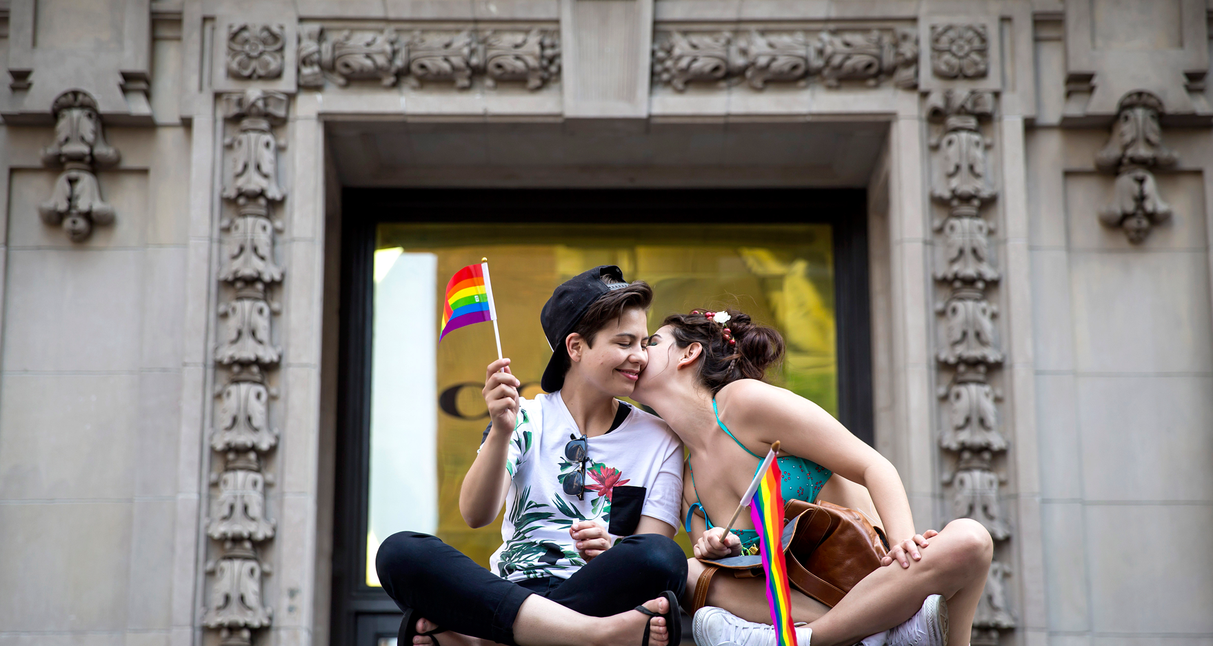 L&eacute;sbicas Parada LGBT