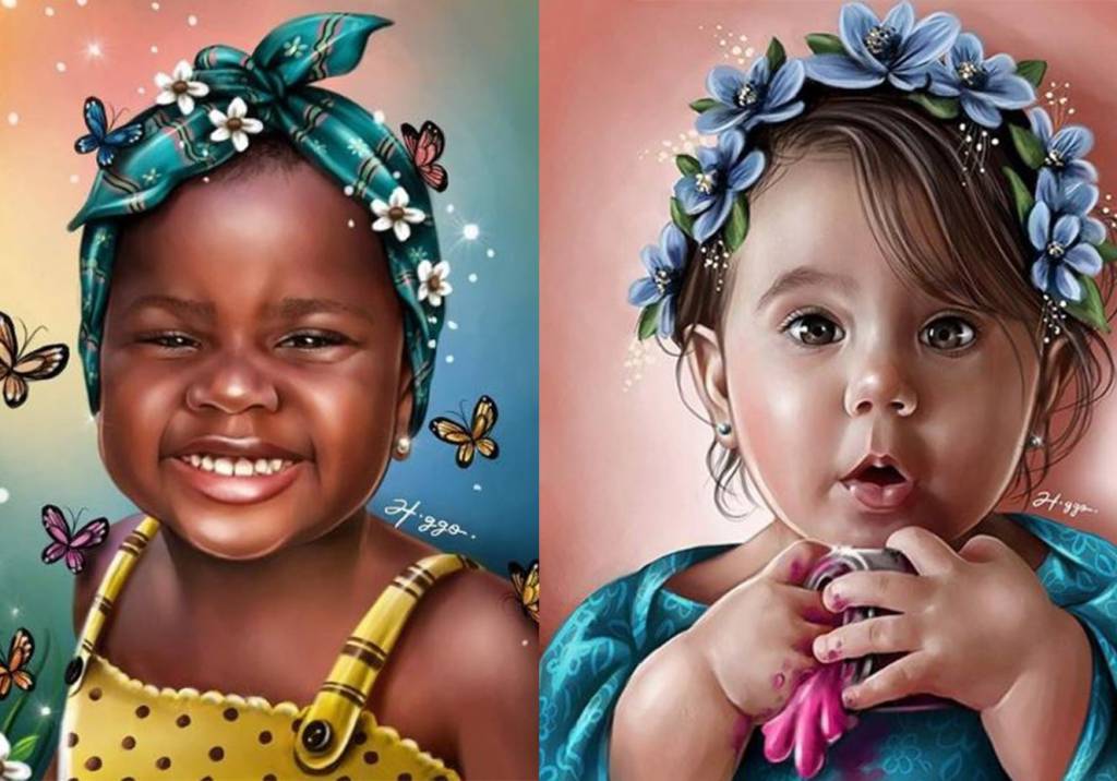 Ilustrador transforma filhos de famosos em desenhos fofos