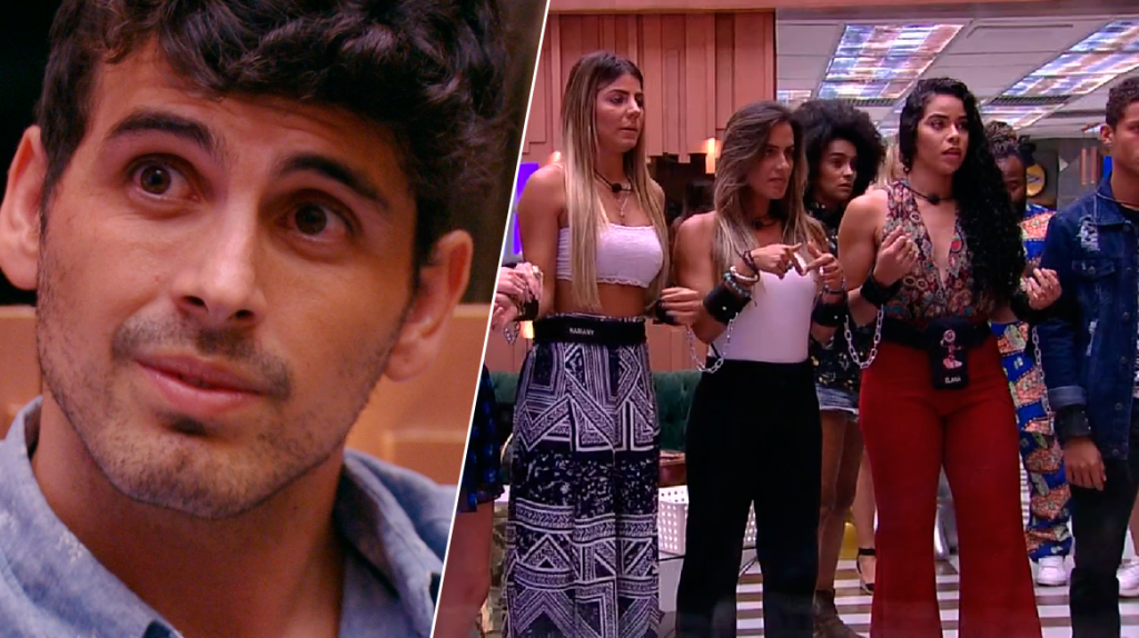 Maycon é eliminado do BBB19 (e todos os outros brothers são acorrentados)
