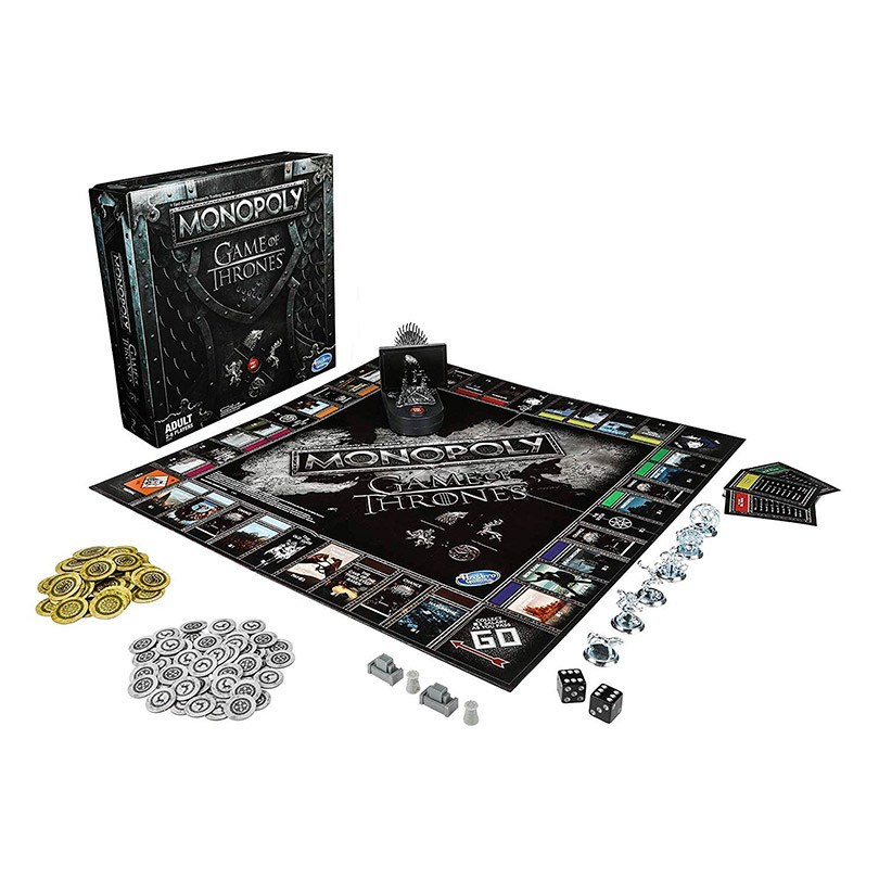 Dispute o trono de ferro com os amigos jogando Monopoly de Game of Thrones
