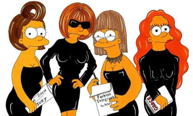 Nomes da moda viram personagem de desenho