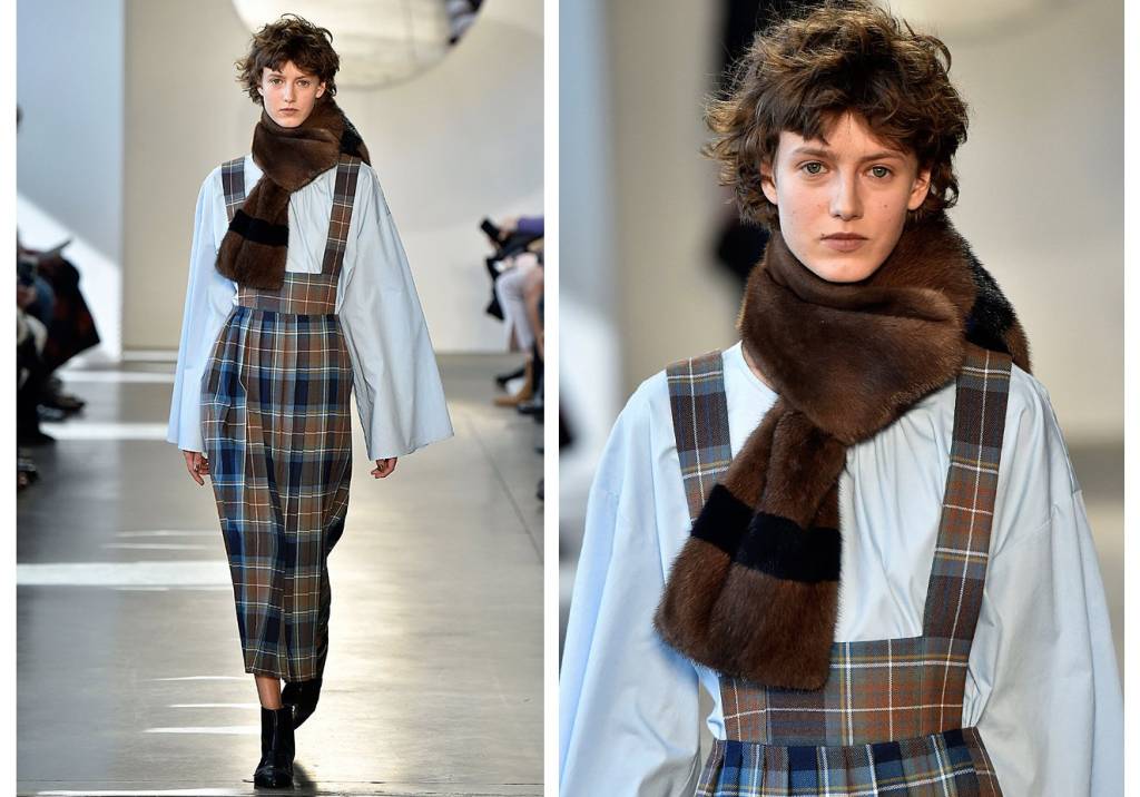 Nó, o novo truque de styling para usar o cachecol