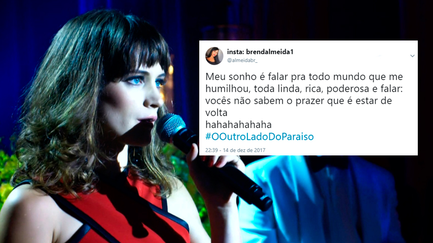 O retorno de Clara foi pura afronta em ‘O Outro Lado do Paraíso’