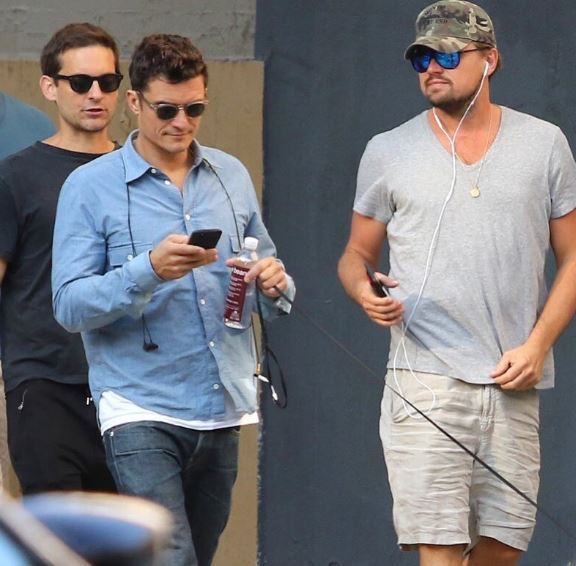 Leo DiCaprio, Orlando Bloom e Tobey Maguire dão rolê em NY