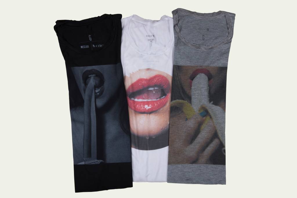 Cleo Pires lança camisetas estampadas com fotos de sua boca