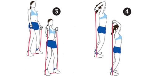 Faixa elástica ajuda a tonificar os músculos